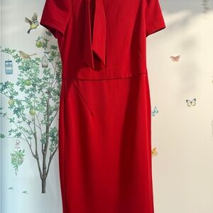 Liz Claiborne Red Midi Dress